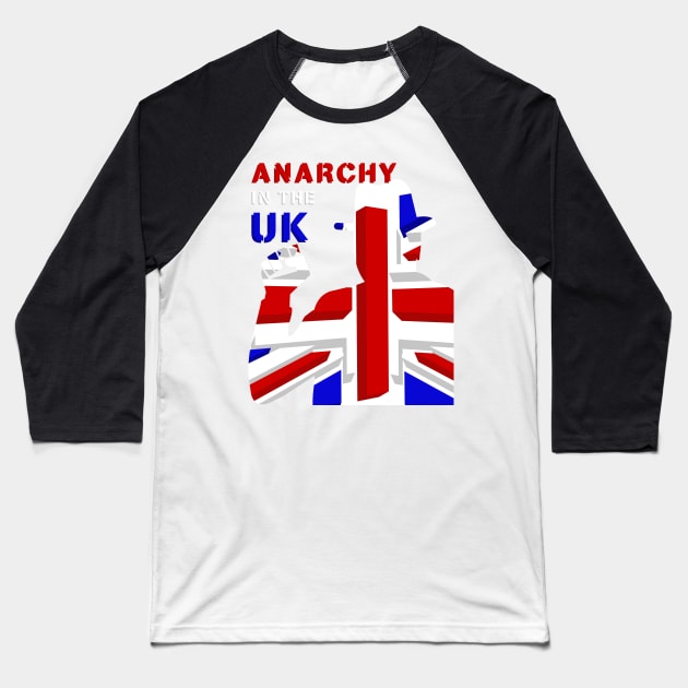 Churchill Anarchy 2 Baseball T-Shirt by SiSuSiSu